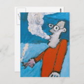 de heer smokey briefkaart (Voorkant / Achterkant)