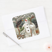 De heer Snowman en de heer Crow Stickers (Envelop)