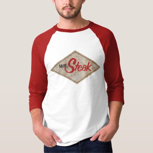 de heer Steak T-shirt (Voorkant)