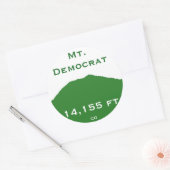 De heer Sticker van de Democraten (Envelop)
