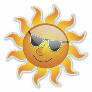 de heer Sunshine Sticker