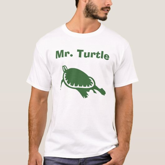 de heer Turtle T-shirt (Voorkant)