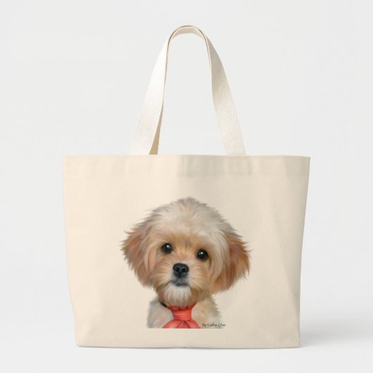 De heer TW de Cavapoo Grote Tote Bag (Voorkant)