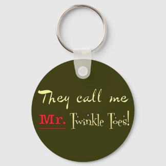 de heer Twinkle Toes Ballet Gifts Sleutelhanger