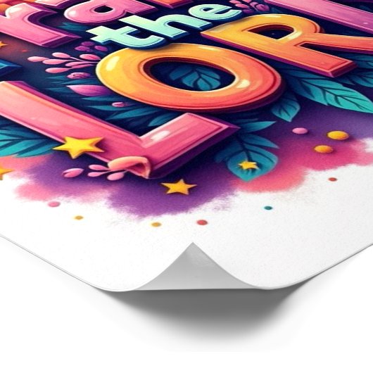 De Heer verheffen Poster (Hoek)