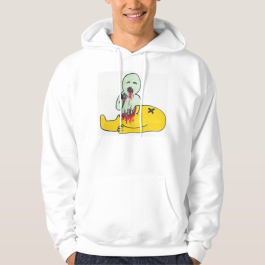 de heer wandelend dood hoodie (Voorkant)