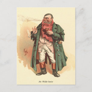 De heer Weller Senior, Kyd, Dickens The Pickwick P Briefkaart