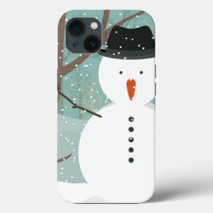 de heer Winter Snowman iPhone 13 Hoesje