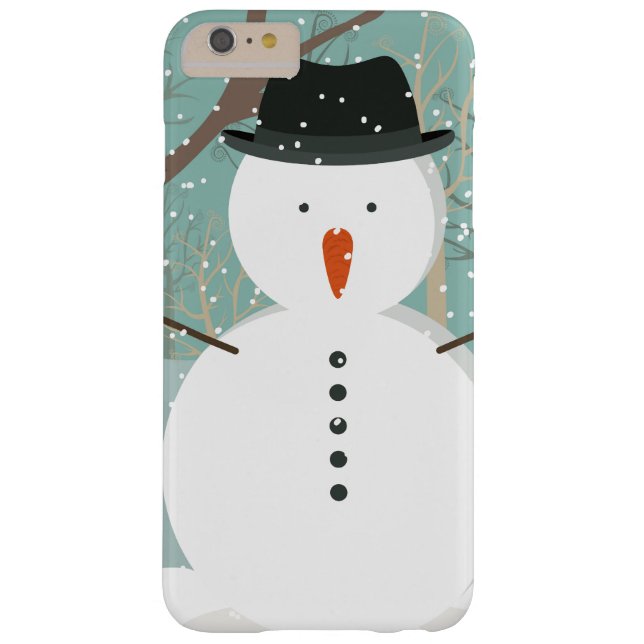 de heer Winter Snowman Case-Mate iPhone Case (Achterkant)