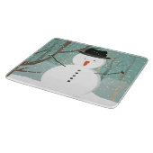 de heer Winter Snowman Snijplank (Hoek)