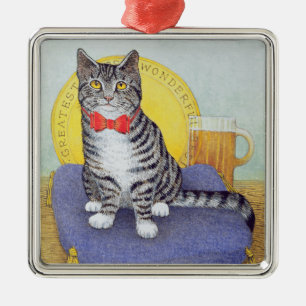 De heer Wonderful Metalen Ornament