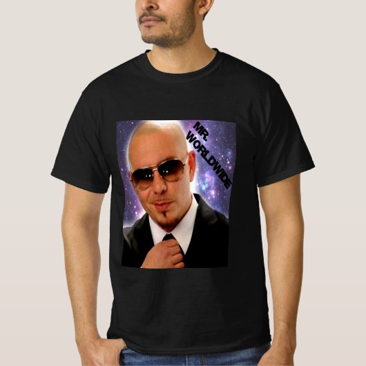 De heer Worldwide Meme T-shirt (Voorkant)