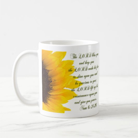 De Heer zegent u en houdt u... Koffiemok (Links)