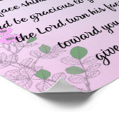 De Heer zegent u Poster (Hoek)