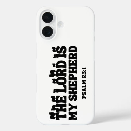 De Heere Is Mijn Herder – Psalm 23:1 Case-Mate iPhone Case (Achterkant)