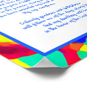 De Heere Is Mijn Herder Psalm 23 Aanmoediging Poster (Hoek)