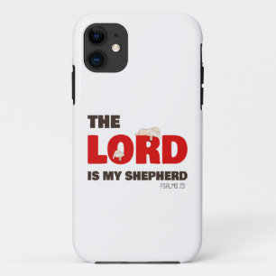 De Heere is mijn Herder Psalmen 23 Christelijk Gel iPhone 11 Hoesje