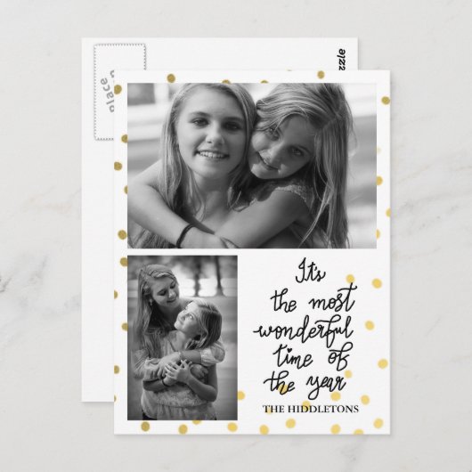 De heerlijkste tijd van het manuscript van het Jaa Briefkaart (Voorkant / Achterkant)