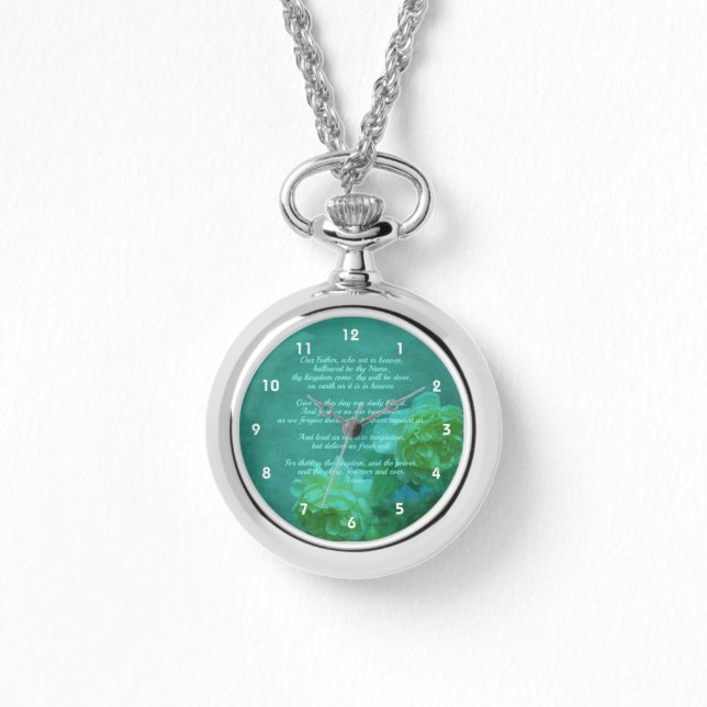 De Heer's gebed Onze vader Horloge (Voorkant)