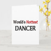 De Heetste Danser van werelden Kaart (Gele Bloem)