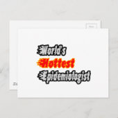 De heetste epidemioloog ter wereld briefkaart (Voorkant / Achterkant)