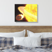 De heetste planeet op de Melkweg Canvas Afdruk (Insitu (Slaapkamer))