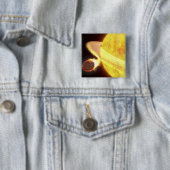 De heetste planeet op de Melkweg Vierkante Button 5,1 Cm (In situ)