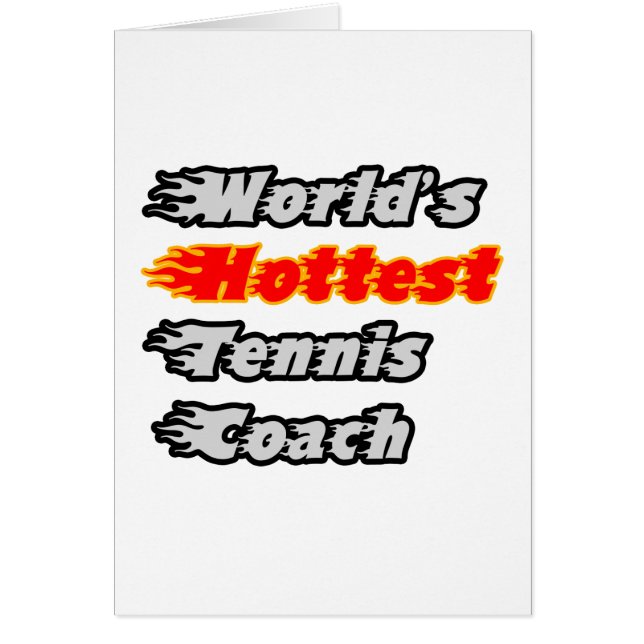 De heetste tenniscoach ter wereld (Voorkant)
