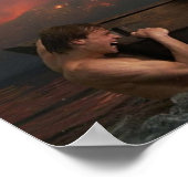 de hefboom bouwde het huis von trier poster (Hoek)