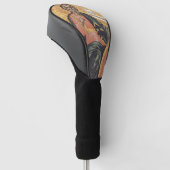 De heilige Andreas, het orthodoxe icoon van de apo Golfheadcover (Schuin)
