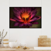 De heilige brandweerdansdoek van een Lotus Poster (Keuken)