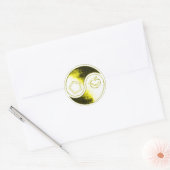 de heilige chaostickers ronde sticker (Envelop)