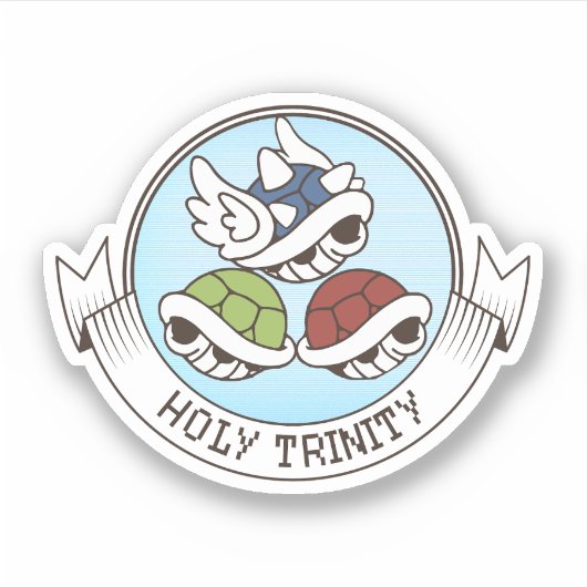 De Heilige Drie-eenheid Sticker (Voorkant)