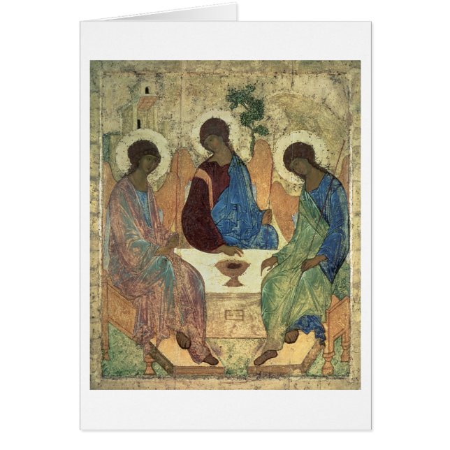 De Heilige Drievuldigheid, 1420s (tempera op het p (Voorkant)