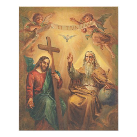 De Heilige Drievuldigheid Foto Afdruk (Voorkant)