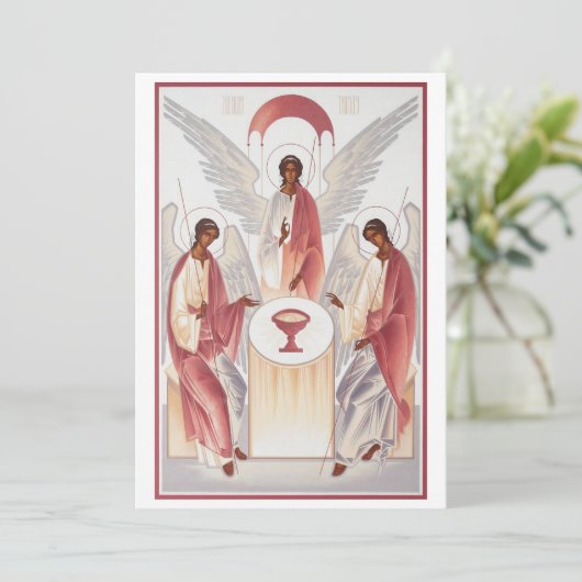 De Heilige Drievuldigheid Kaart (Staand voorkant)