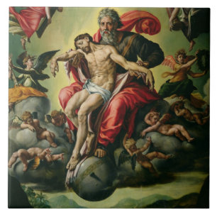 De Heilige Drievuldigheid Tegeltje