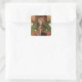 De Heilige Drievuldigheid van het Mosol-altarstuk Vierkante Sticker (Tas)