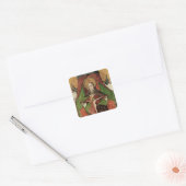 De Heilige Drievuldigheid van het Mosol-altarstuk Vierkante Sticker (Envelop)