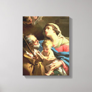 De Heilige Familie, 18e eeuw Canvas Afdruk