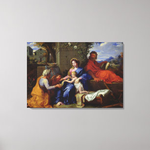 De Heilige Familie Canvas Afdruk