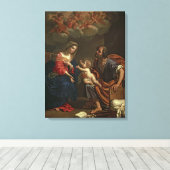 De Heilige Familie Canvas Afdruk (Insitu (Houten vloer))
