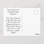 De Heilige Familie door Bouguereau Briefkaart (Achterkant)