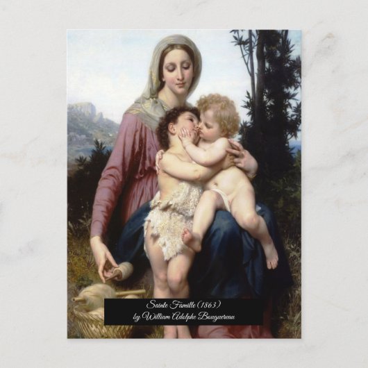 De Heilige Familie door Bouguereau Briefkaart (Voorkant)