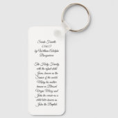 De Heilige Familie door Bouguereau Sleutelhanger (Achterkant)