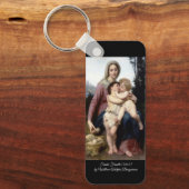 De Heilige Familie door Bouguereau Sleutelhanger (Voorkant)