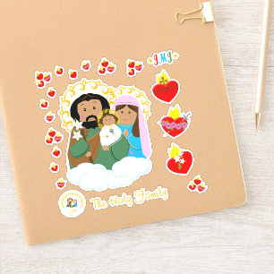 De Heilige Familie: Jezus, Maria en Jozef Sticker