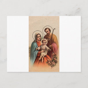 De Heilige Familie - Jezus, Mary en Joseph Briefkaart