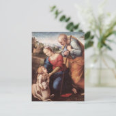 De Heilige Familie met Lamb Briefkaart (Staand voorkant)