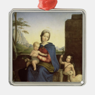De Heilige Familie Metalen Ornament